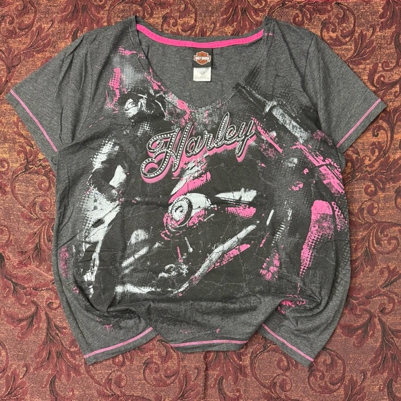Y2K Harley Davidson Chicago Illinois Tee - Picture 1 of 4